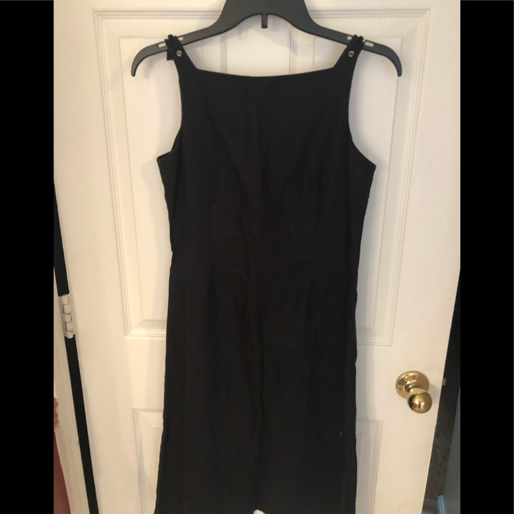 Gap Linen Little Black Sundress